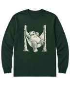 Hammock Grizzly Long Sleeve Shirt - Forest Green
