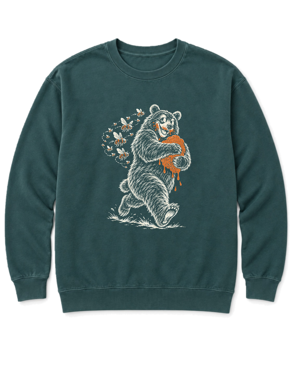 Honey Heist Sweatshirt - Blue Spruce