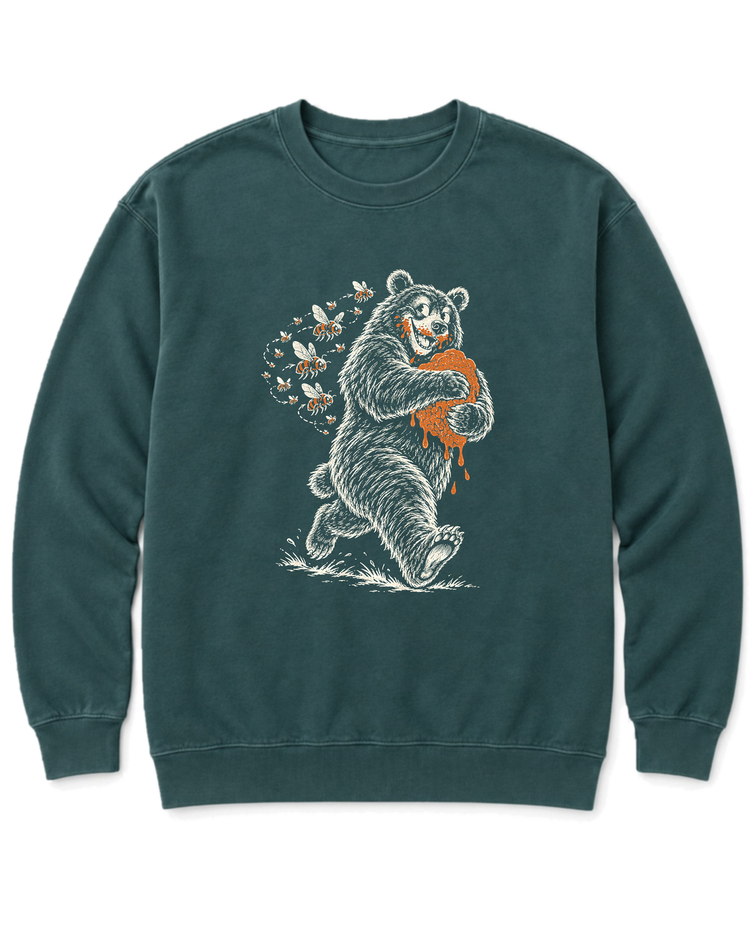 Honey Heist Sweatshirt - Blue Spruce
