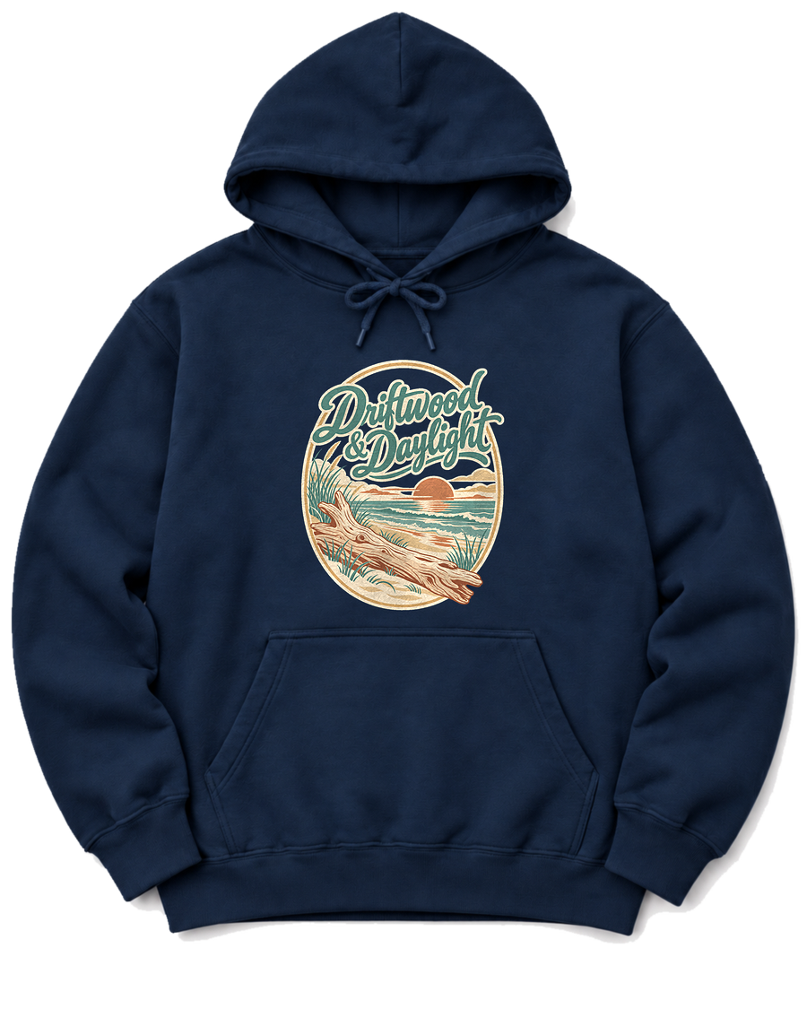 Driftwood & Daylight Hoodie - Navy