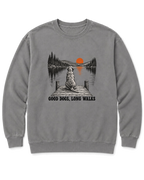 Good Dogs, Long Walks Sweatshirt - Grey