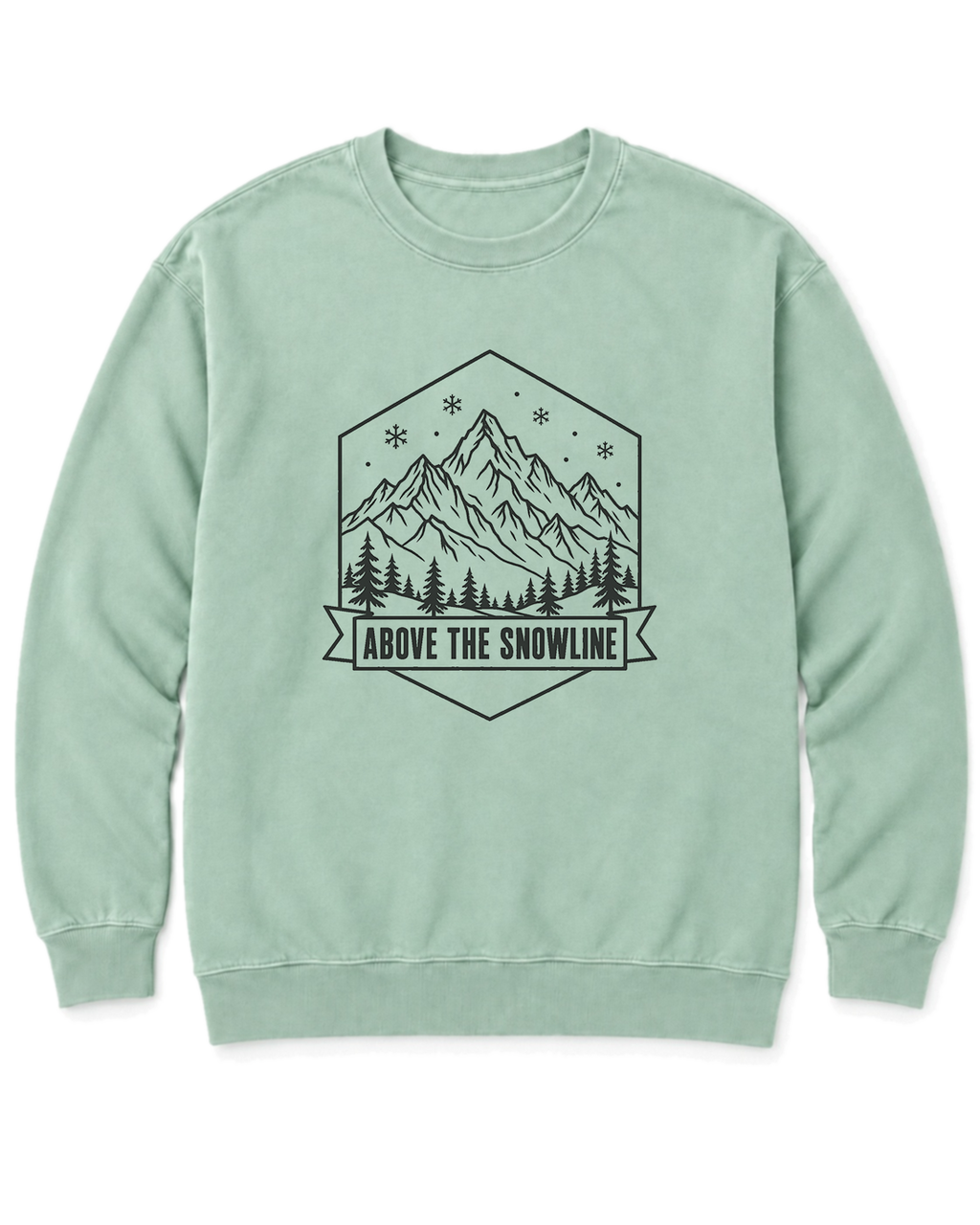 Above the Snowline Sweatshirt - Chalky Mint