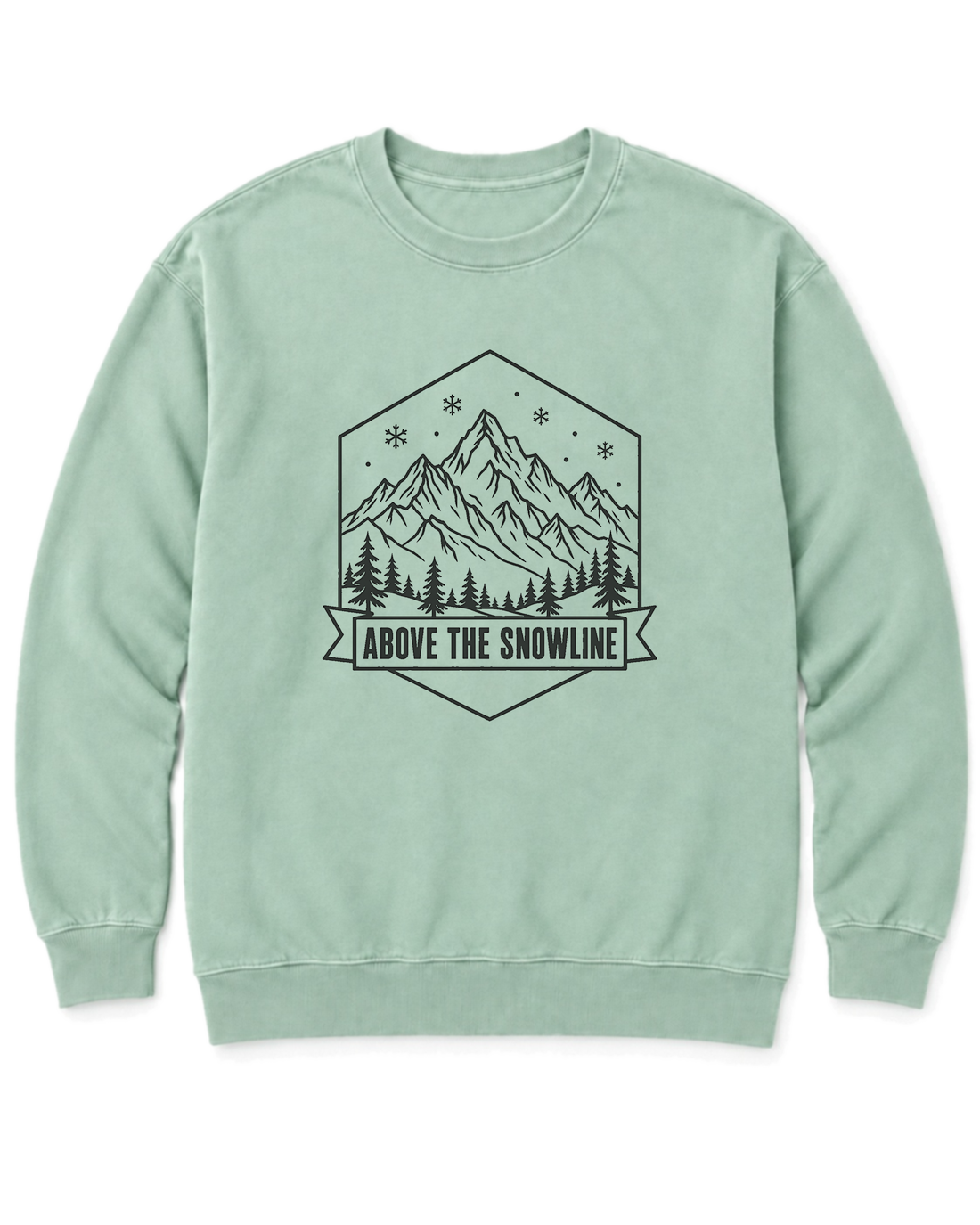 Above the Snowline Sweatshirt - Chalky Mint