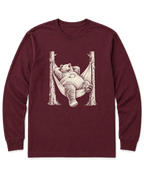 Hammock Grizzly Long Sleeve Shirt - Maroon