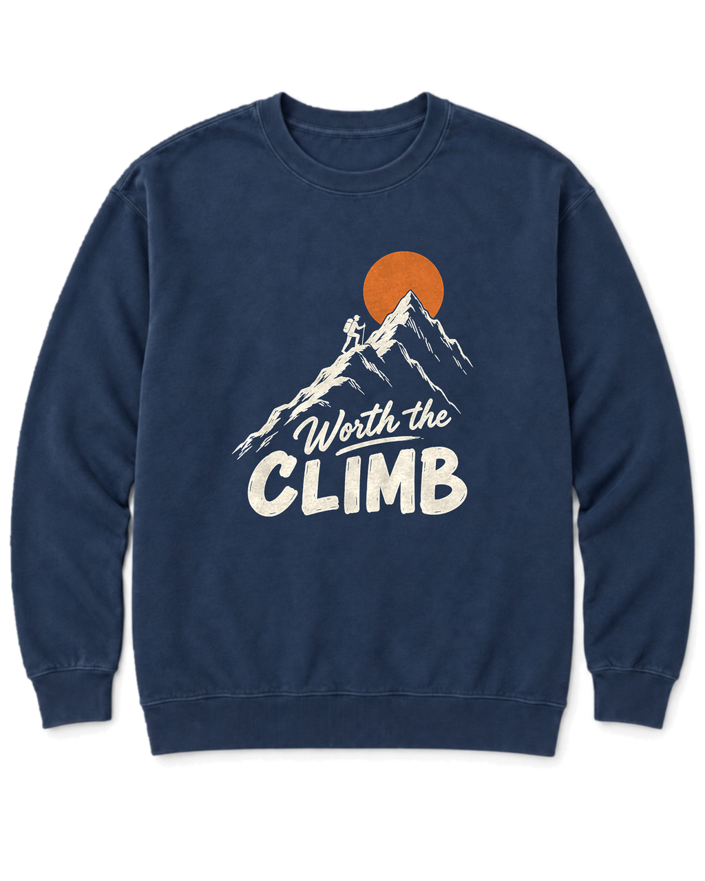 Worth the Climb Sweatshirt - True Navy