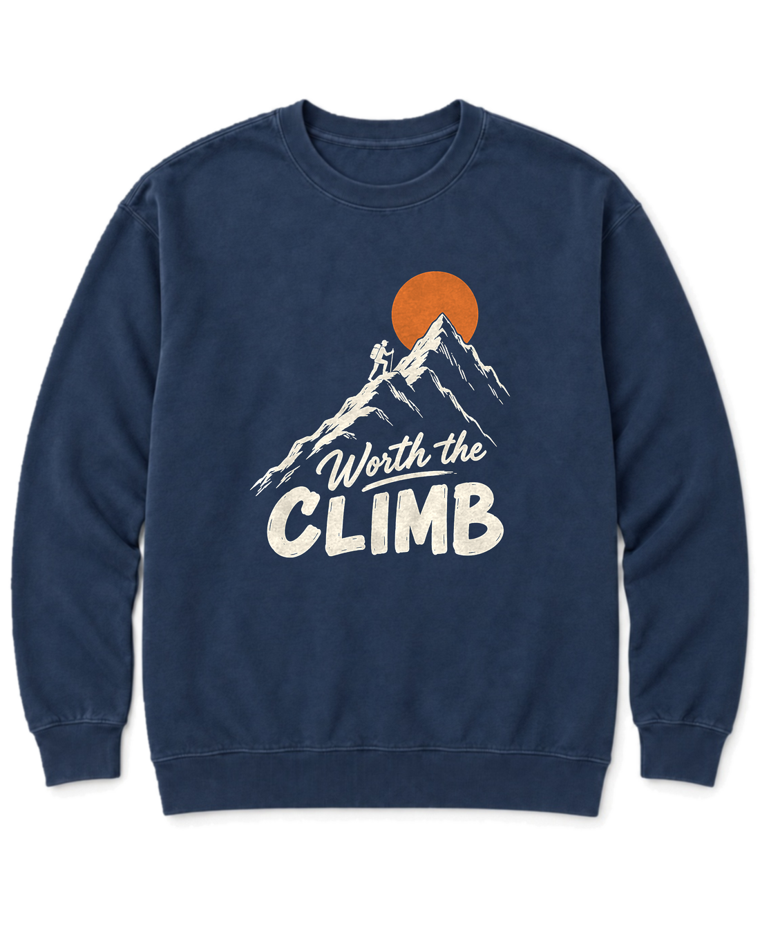 Worth the Climb Sweatshirt - True Navy