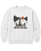Good Dogs, Long Walks Sweatshirt - White