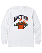 Early Start-ish Long Sleeve Shirt - White