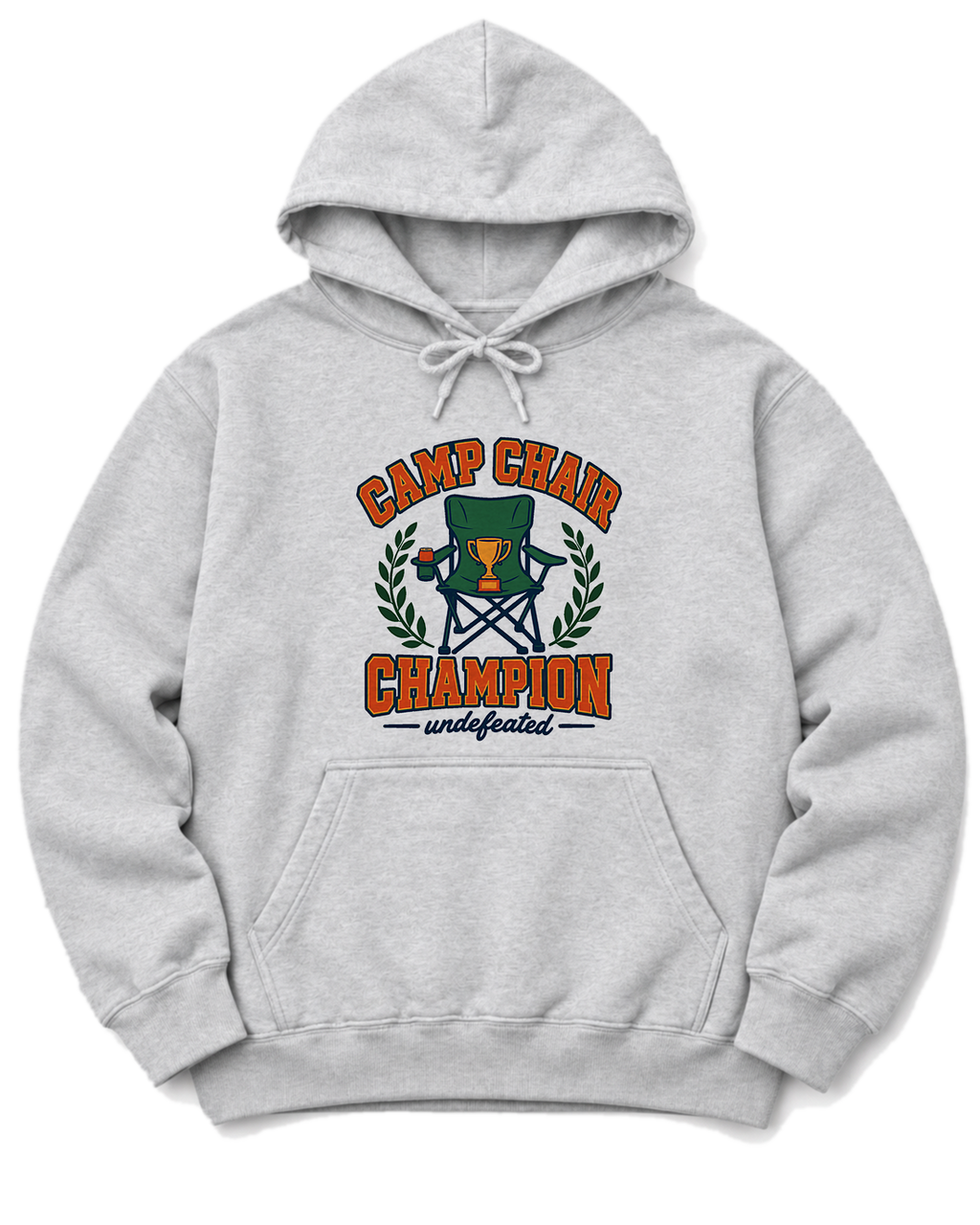 Camp Chair Champion Hoodie - Ash