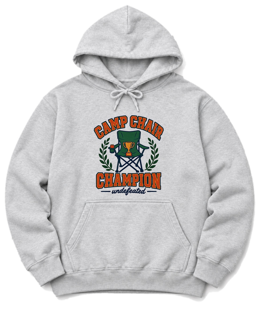 Camp Chair Champion Hoodie - Ash