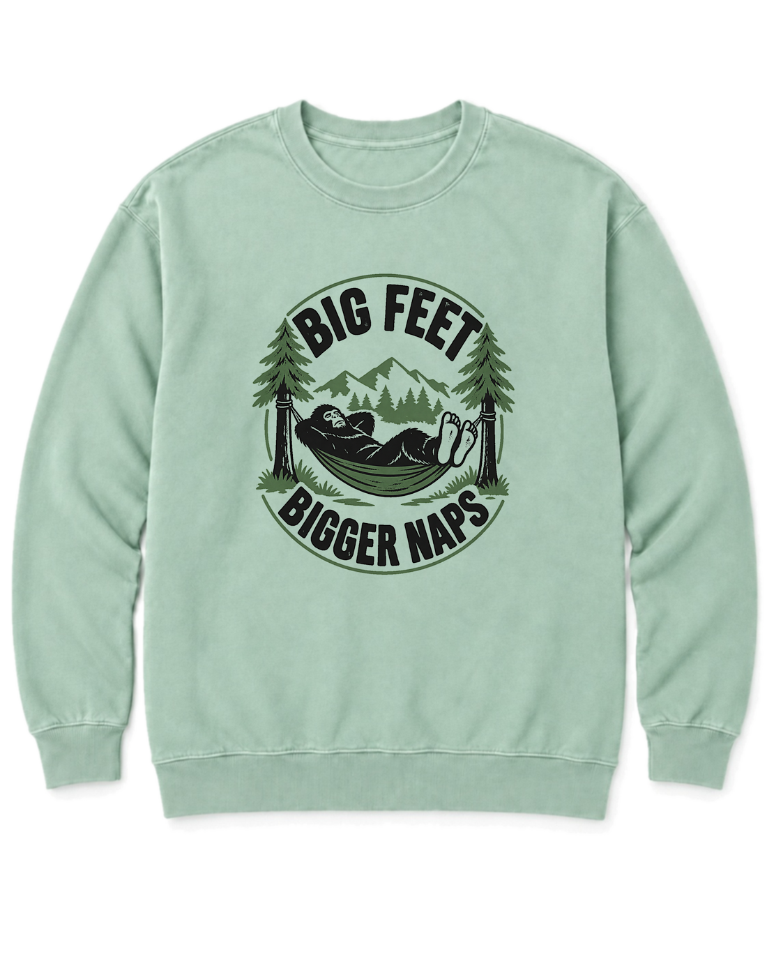 Big Feet, Bigger Naps Sweatshirt - Chalky Mint