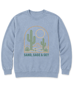 Sand, Sage & Sky Sweatshirt - Chambray
