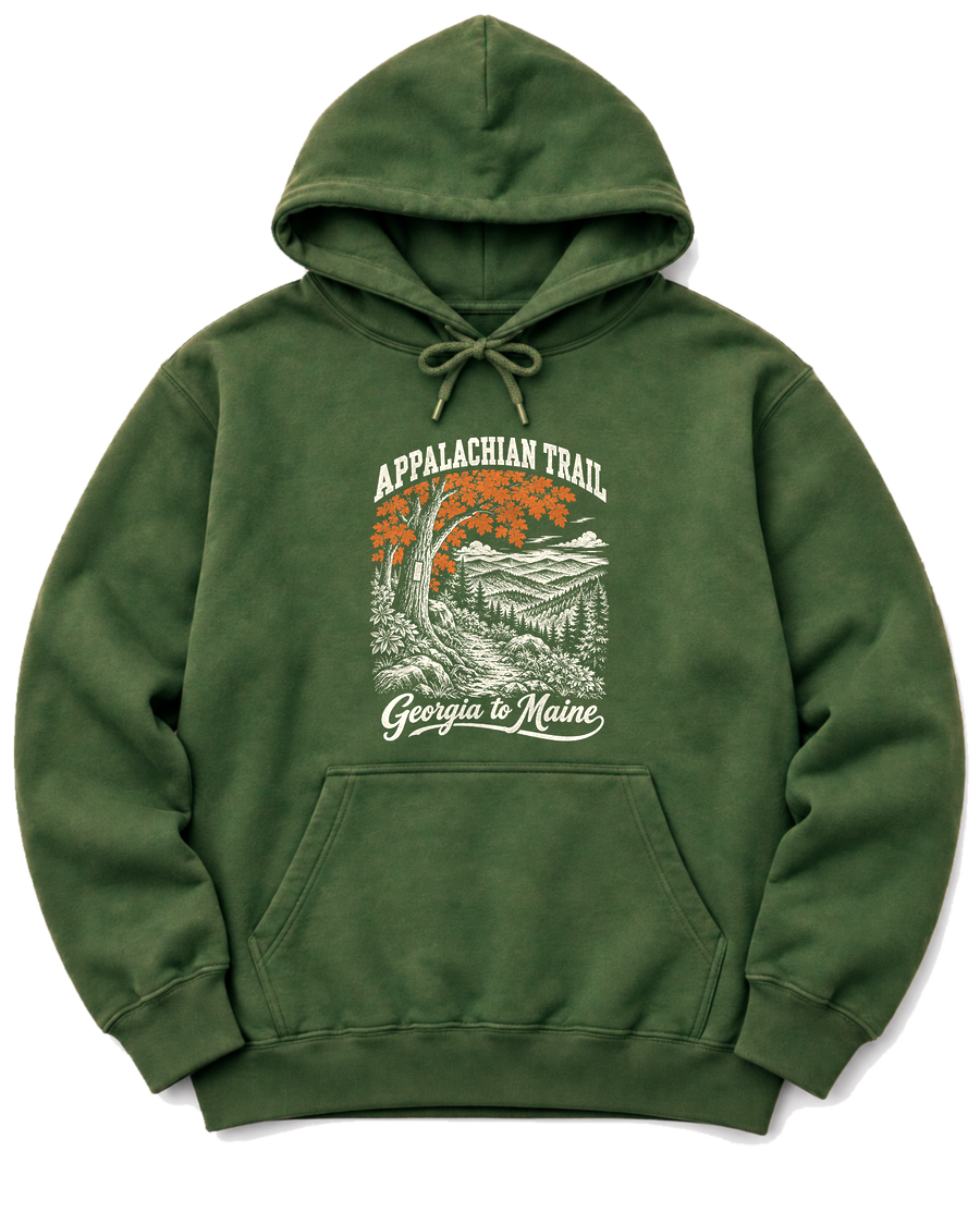 Appalachian Trail Hoodie - Military Green