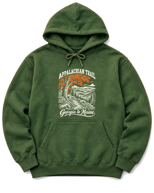 Appalachian Trail Hoodie - Military Green
