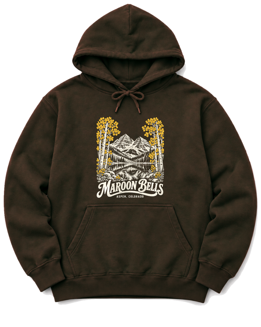 Maroon Bells Hoodie - Dark Chocolate