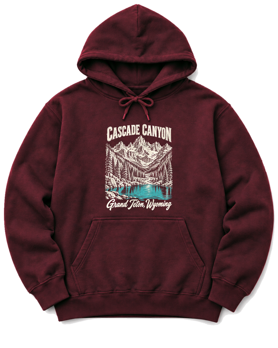 Cascade Canyon Hoodie - Maroon