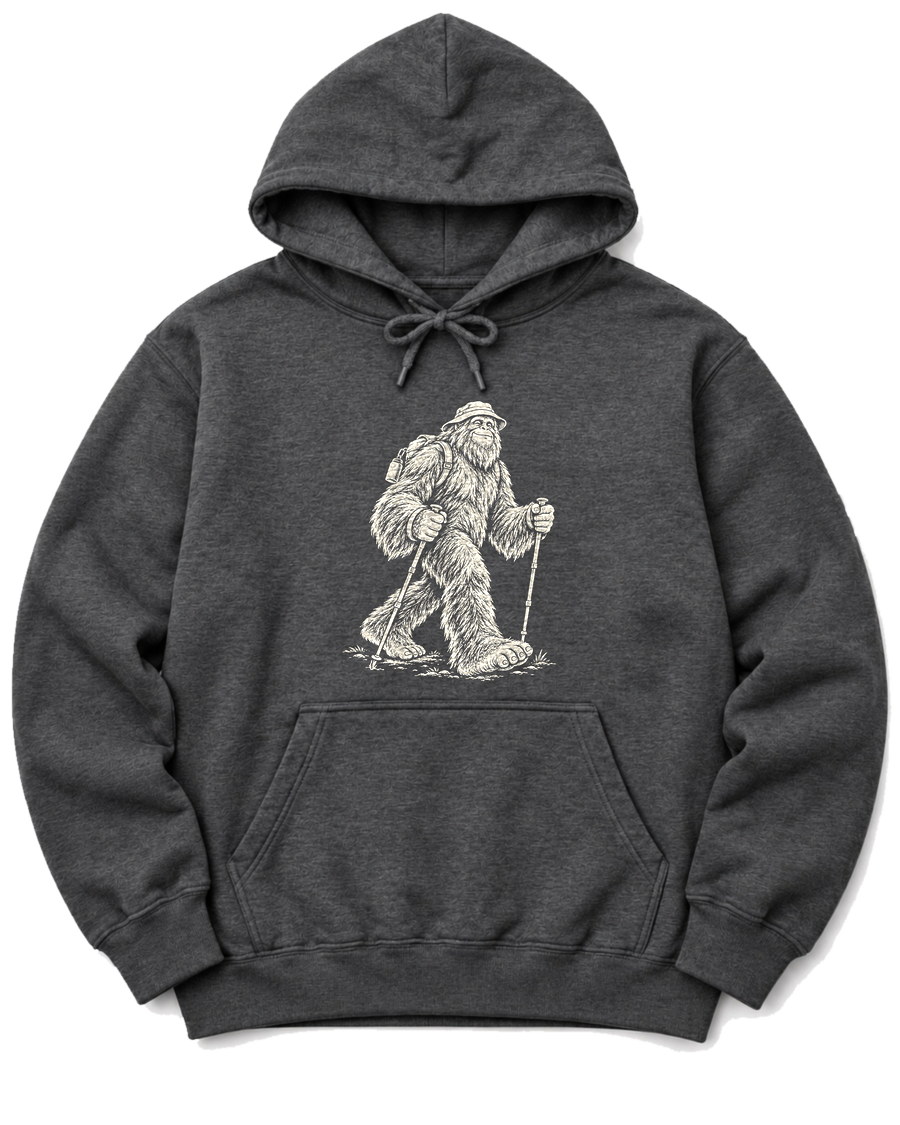 Bigfoot Day Hike Hoodie - Dark Heather