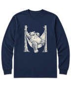 Hammock Grizzly Long Sleeve Shirt - Navy