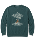 Campfire Smoke Sweatshirt - Blue Spruce