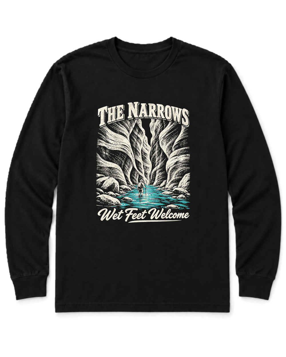 The Narrows Long Sleeve Shirt - Black