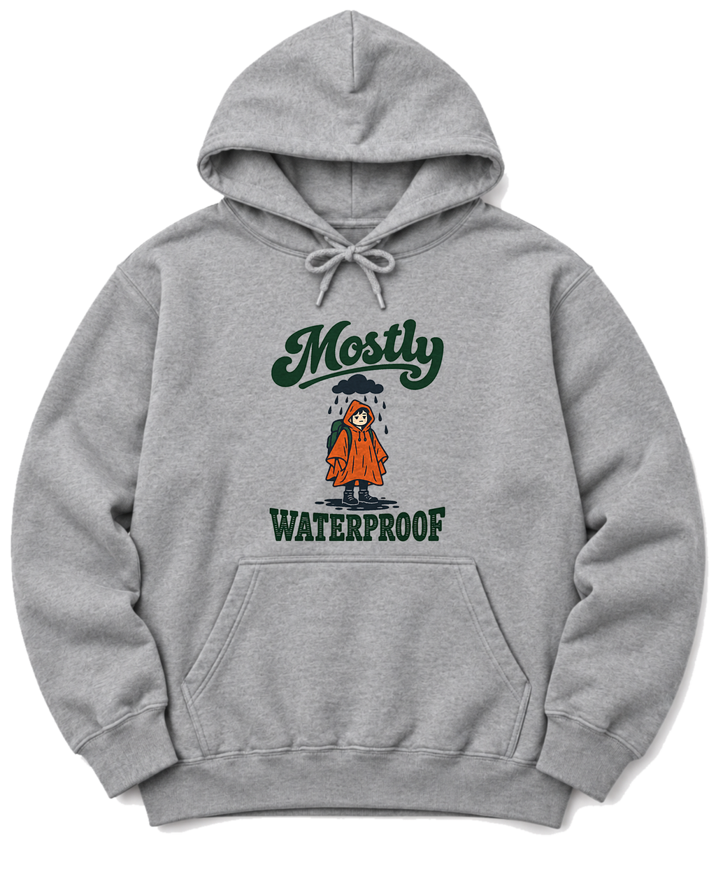 Mostly Waterproof Hoodie - Sport Grey