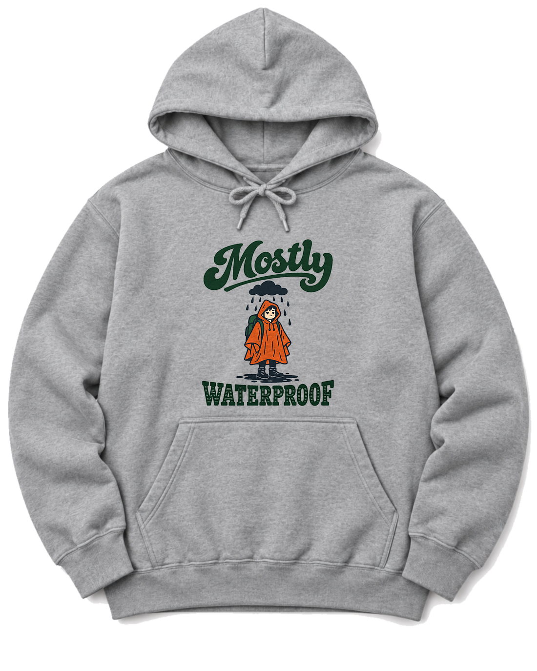 Mostly Waterproof Hoodie - Sport Grey