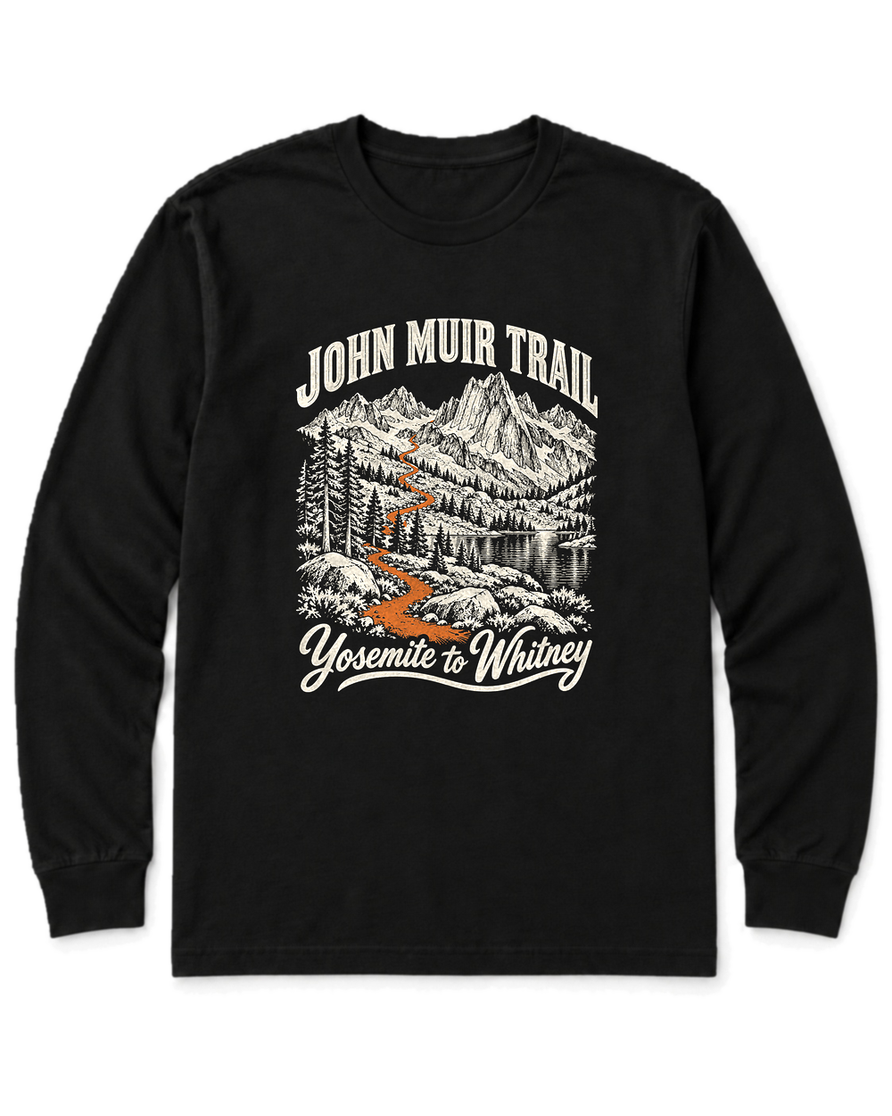 John Muir Trail Long Sleeve Shirt - Black