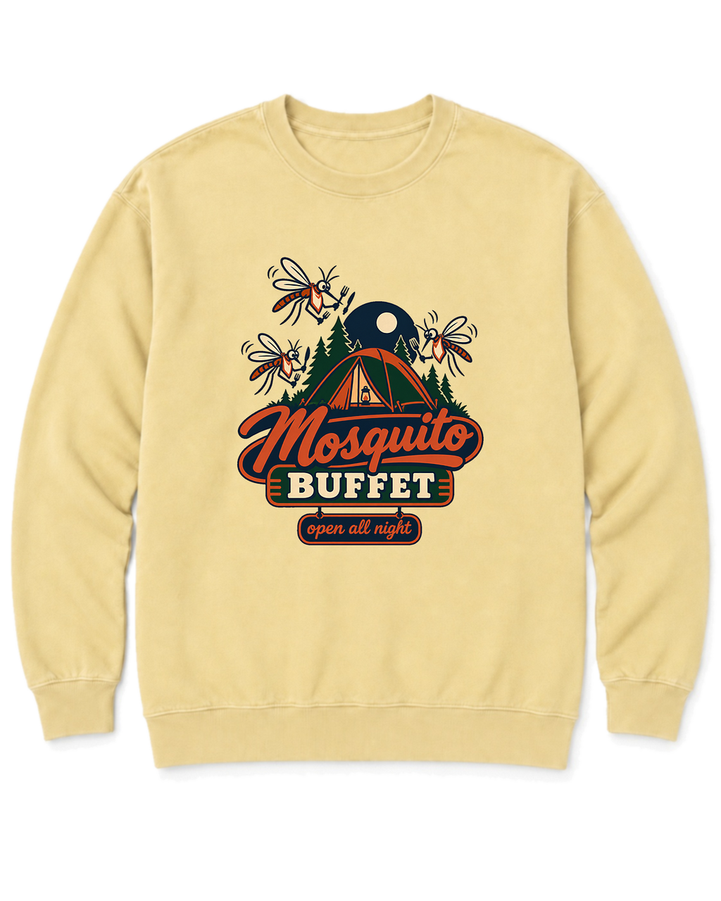 Mosquito Buffet Sweatshirt - Butter
