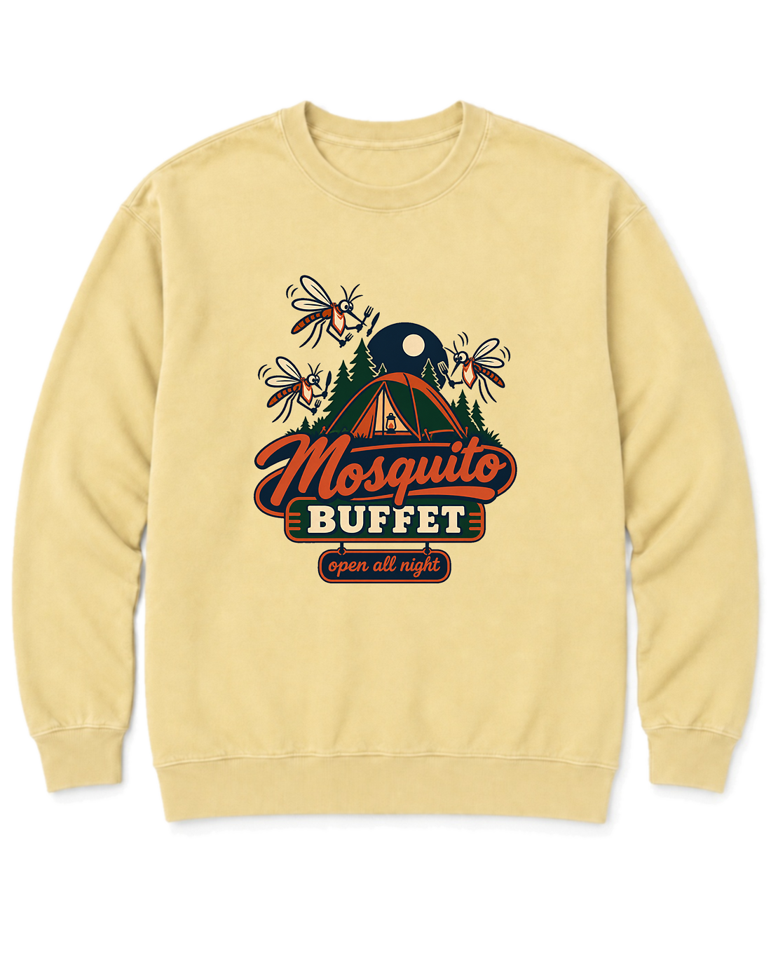 Mosquito Buffet Sweatshirt - Butter