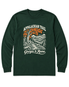 Appalachian Trail Long Sleeve Shirt - Forest Green