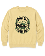 Big Feet, Bigger Naps Sweatshirt - Butter