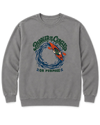 Paddled in Circles Sweatshirt - Grey