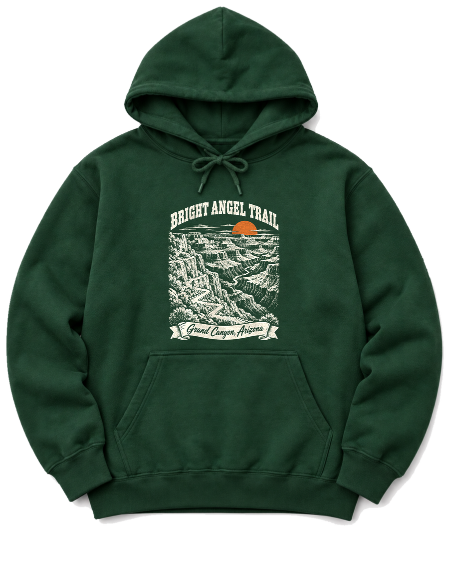 Bright Angel Trail Hoodie - Forest Green