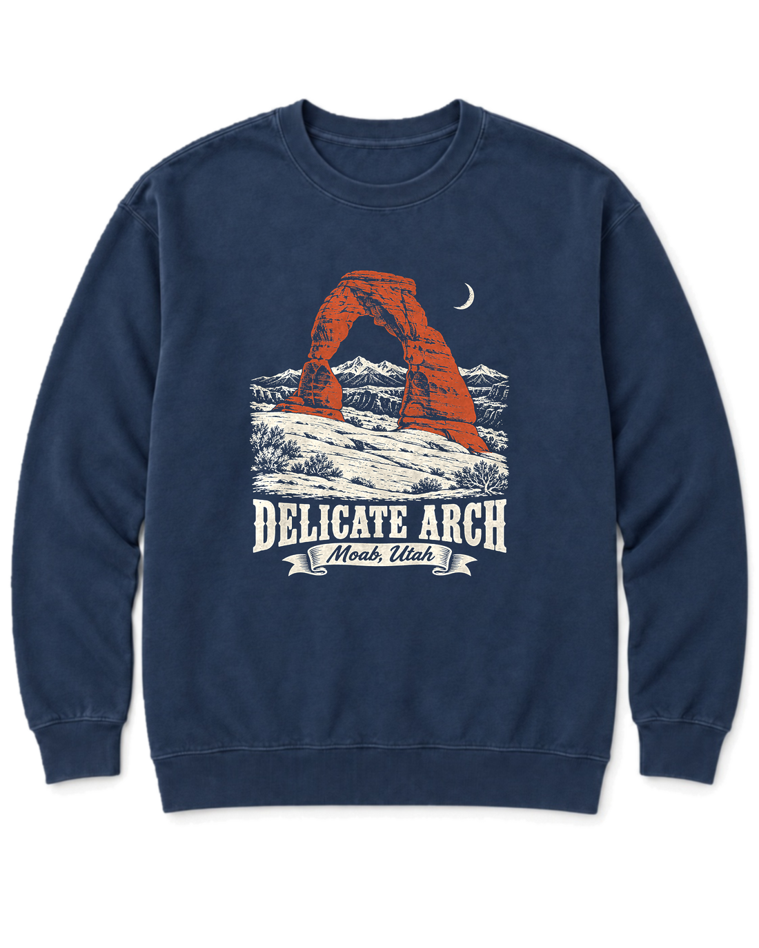 Delicate Arch Sweatshirt - True Navy