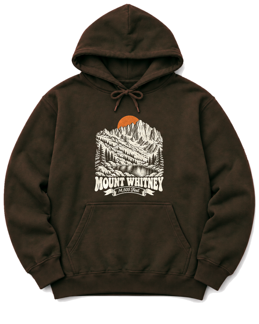 Mount Whitney Hoodie - Dark Chocolate