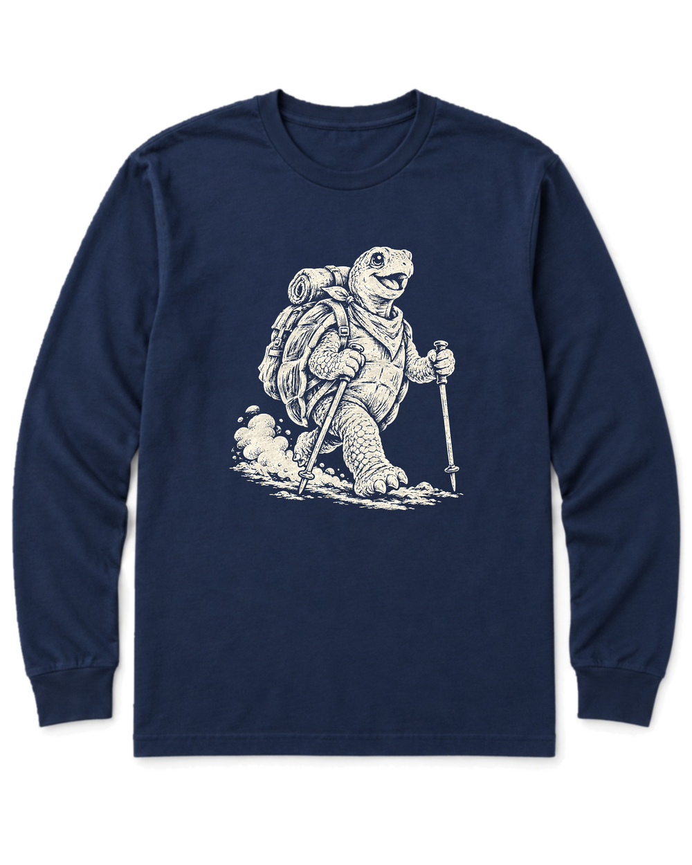 Turtle Trekker Long Sleeve Shirt - Navy