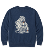 Not a Morning Bear Sweatshirt - True Navy