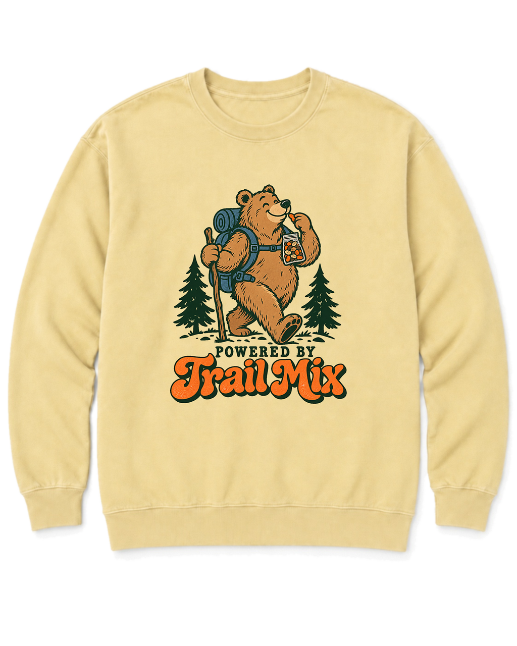 Powered by Trail Mix Sweatshirt - Butter