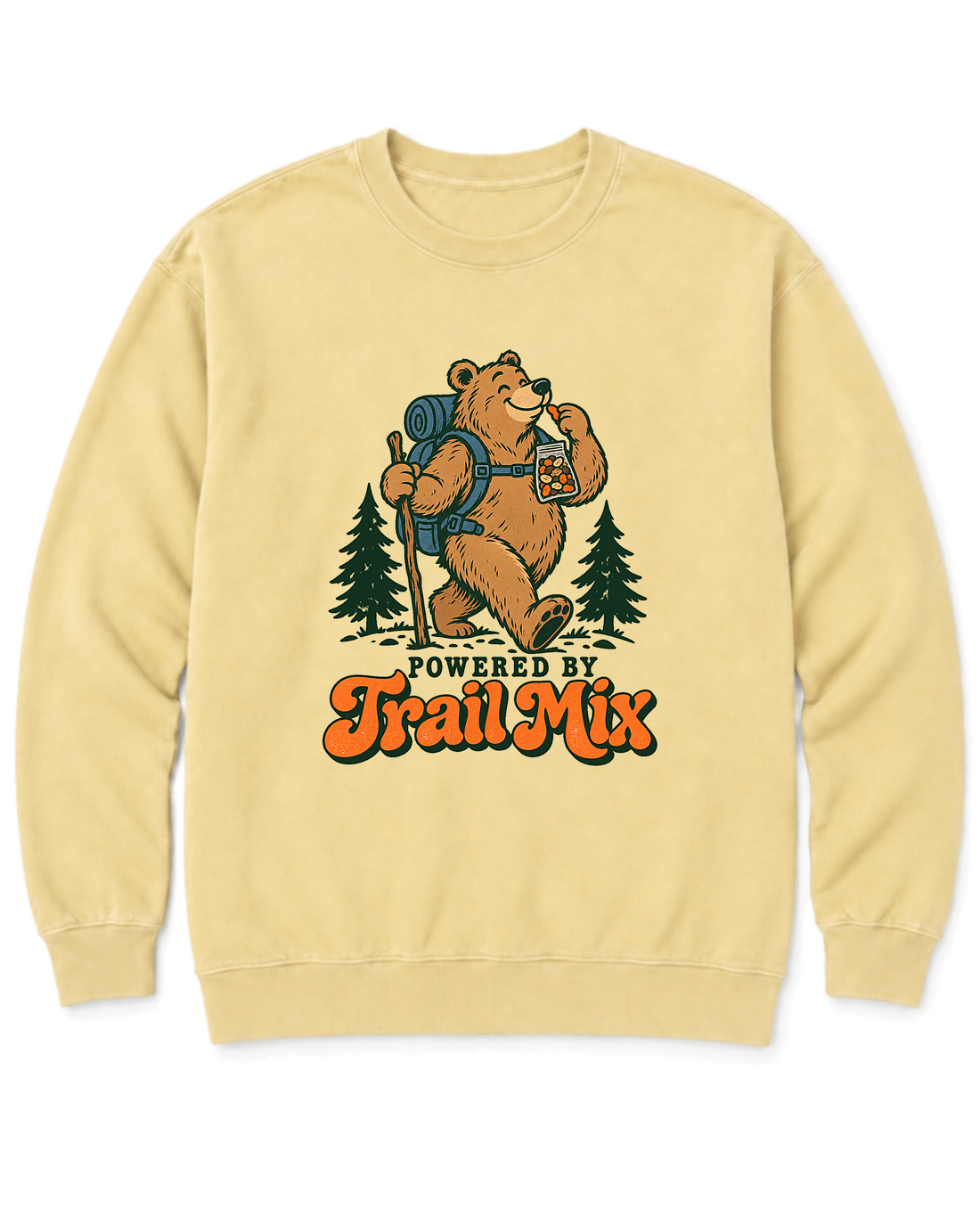 Powered by Trail Mix Sweatshirt - Butter