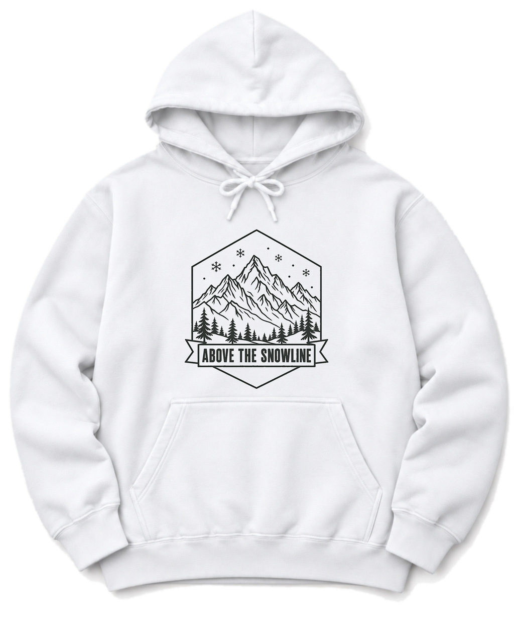 Above the Snowline Hoodie - White