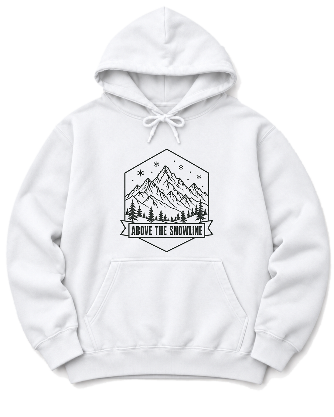 Above the Snowline Hoodie - White