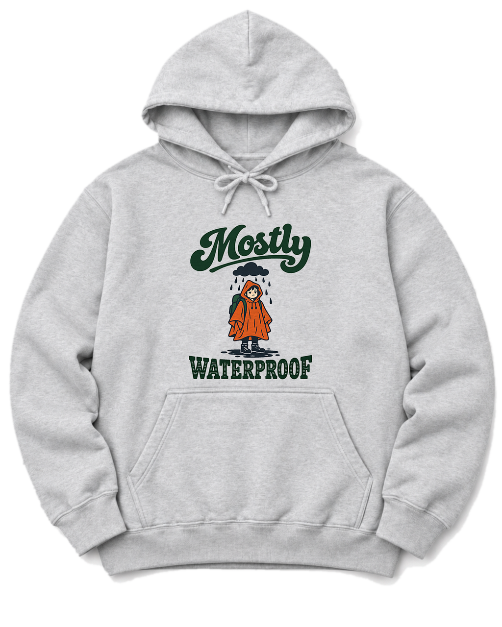 Mostly Waterproof Hoodie - Ash