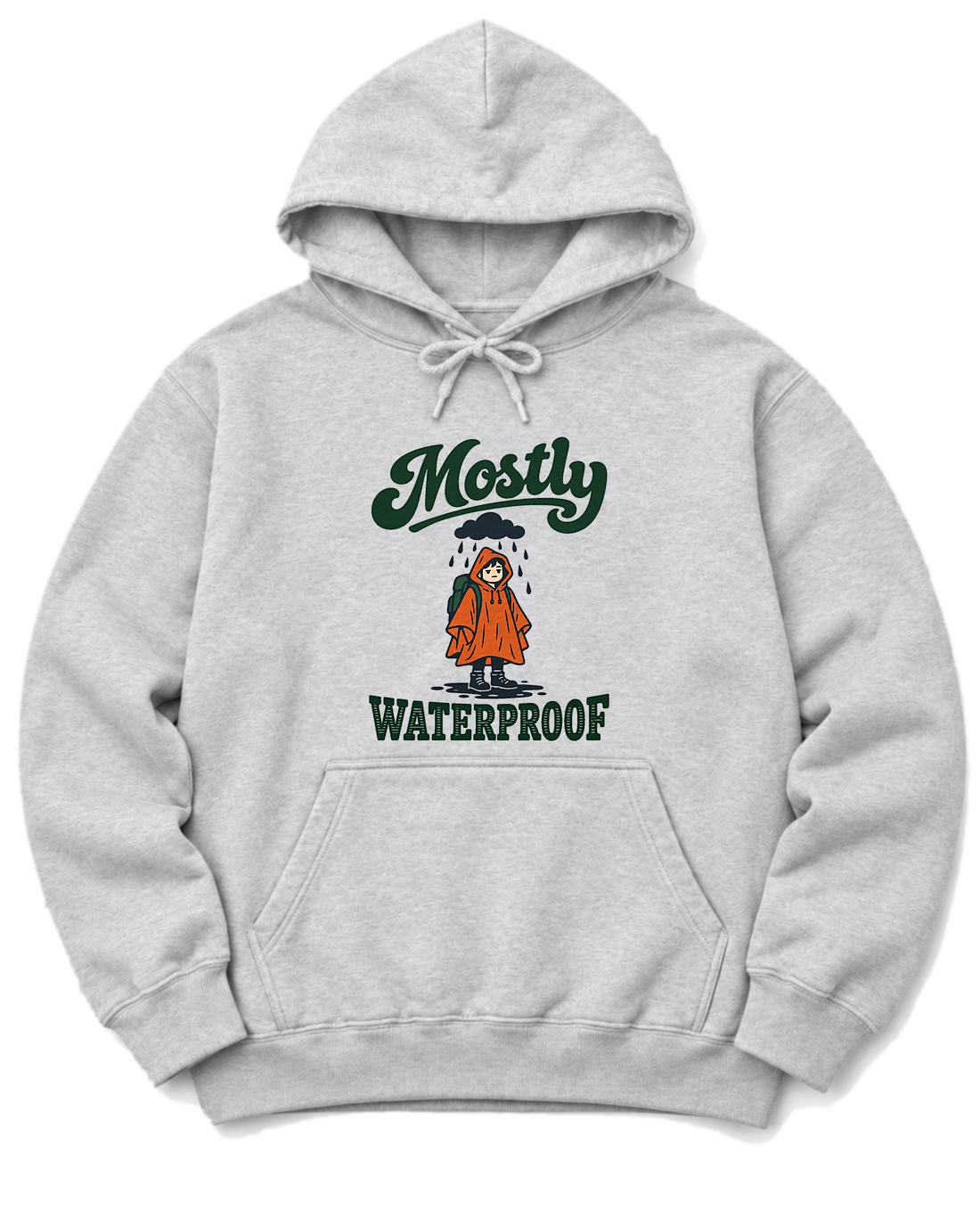 Mostly Waterproof Hoodie - Ash