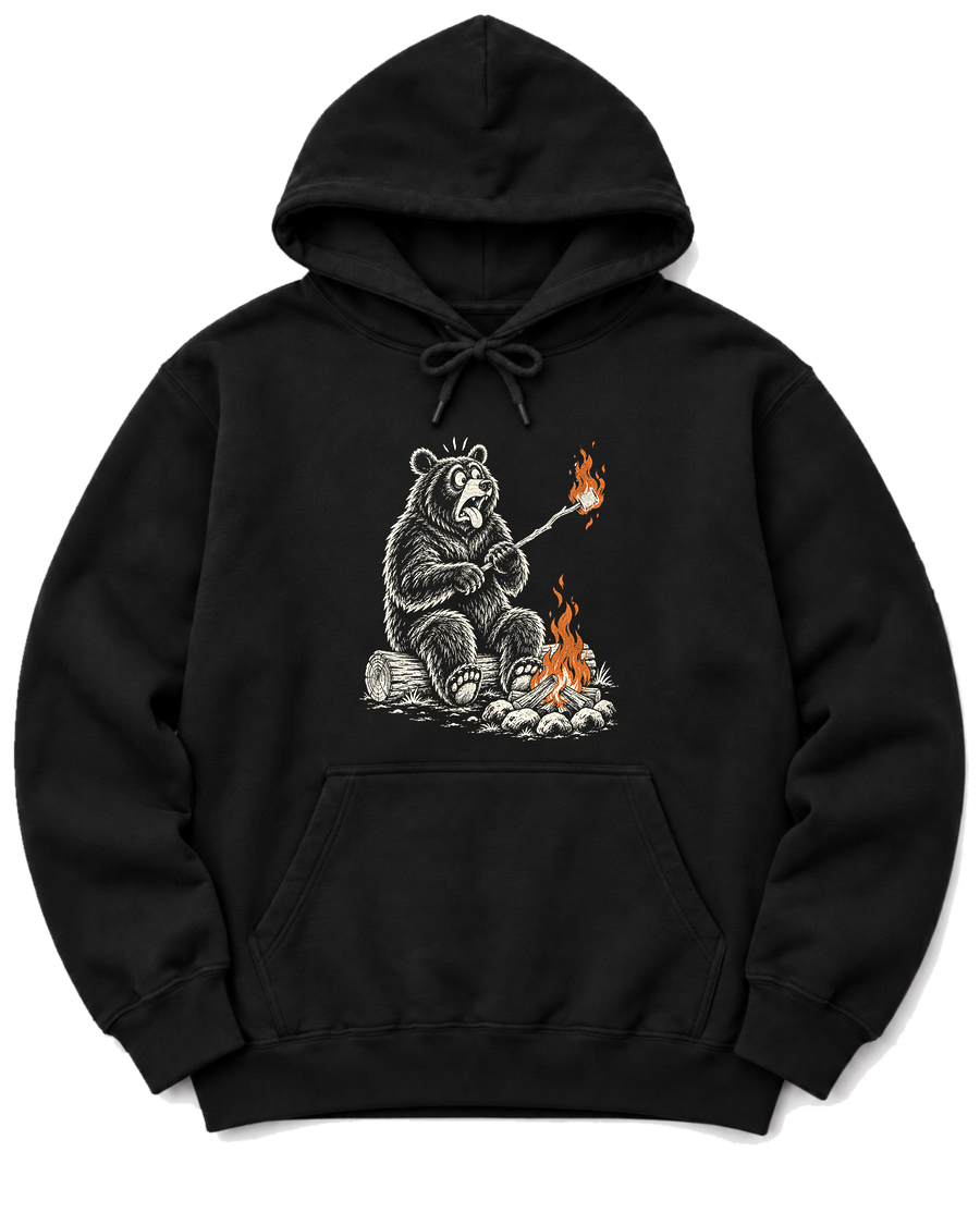 Marshmallow Meltdown Hoodie - Black