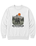 Outdoor Club Bear Sweatshirt - White