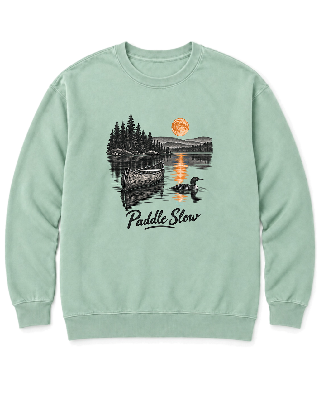 Paddle Slow Sweatshirt - Chalky Mint