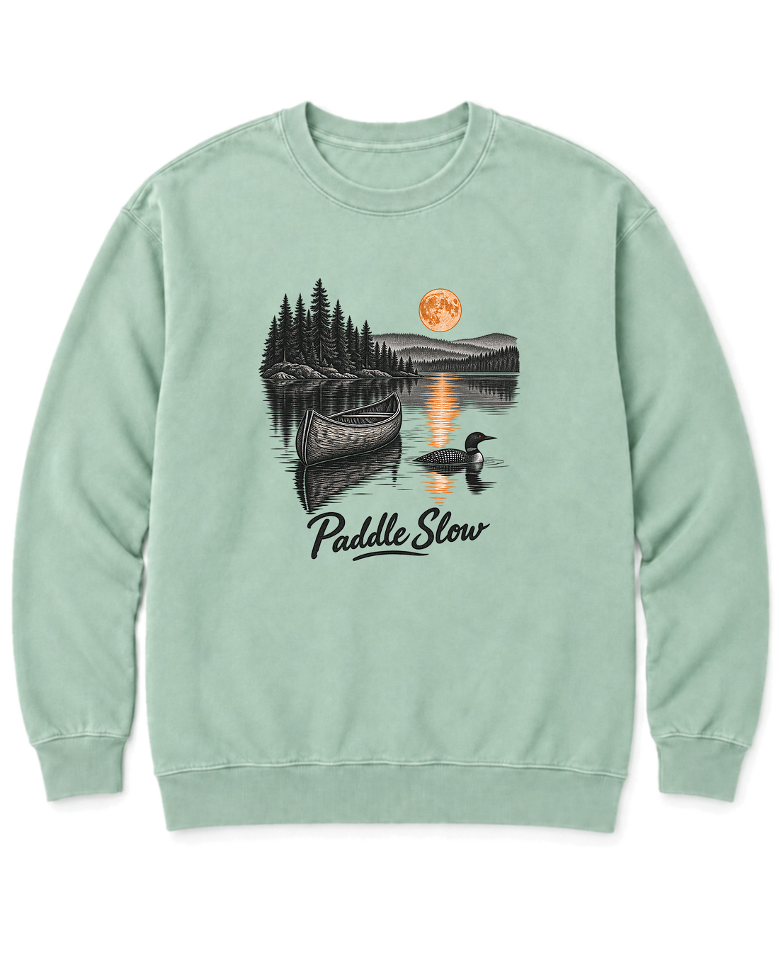 Paddle Slow Sweatshirt - Chalky Mint