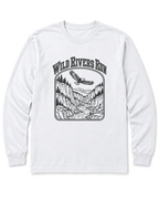 Wild Rivers Run Long Sleeve Shirt - White