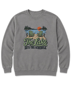 The Lake Sets the Schedule Sweatshirt - Grey