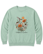 Wildflowers & Sunshine Sweatshirt - Chalky Mint